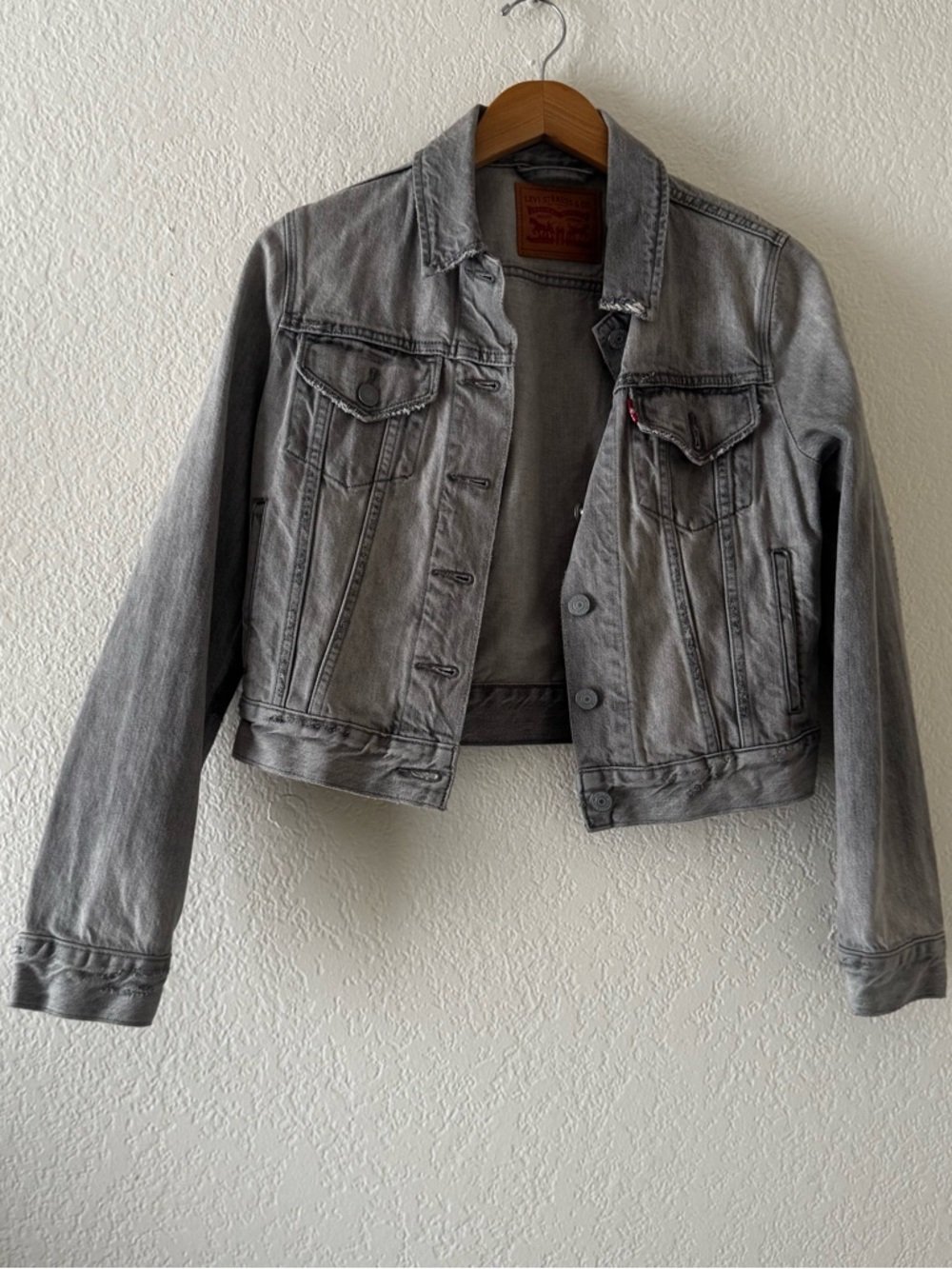Levi's Gray Women's Denim Trucker Jacket